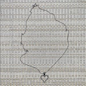 Sterling silver heart necklace. Never been worn.